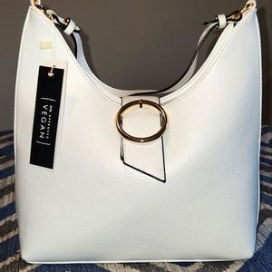 White handbag